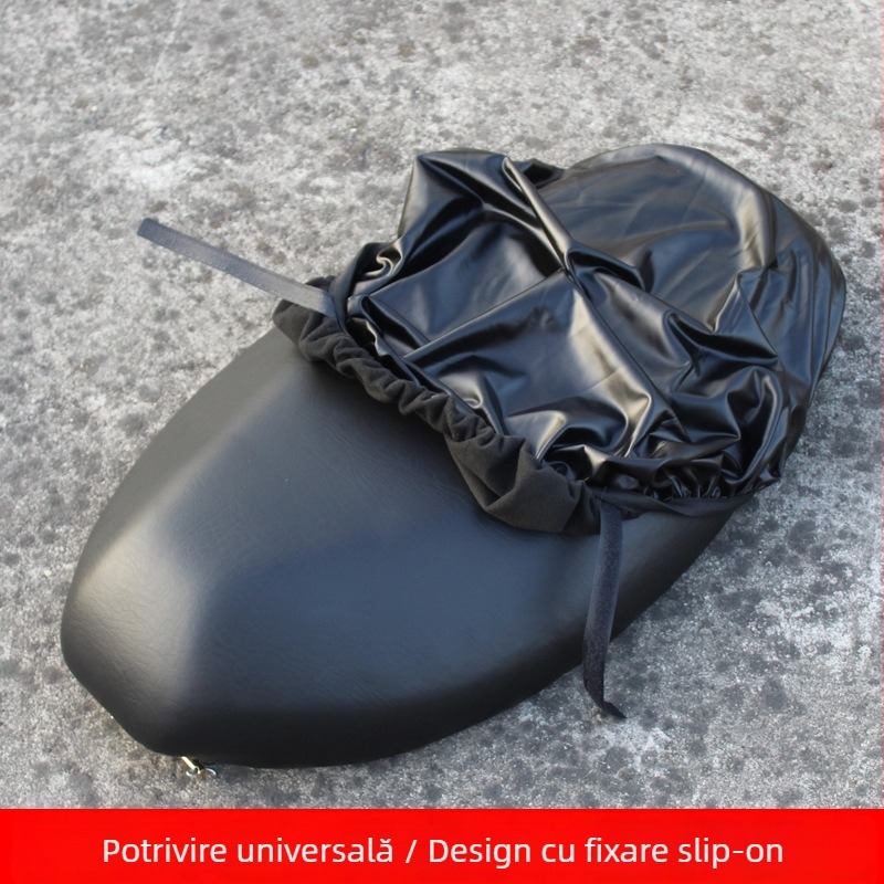 MXHK 123 husă impermeabilă din piele pentru șa, compatibilă universal cu biciclete electrice, motociclete și scutere