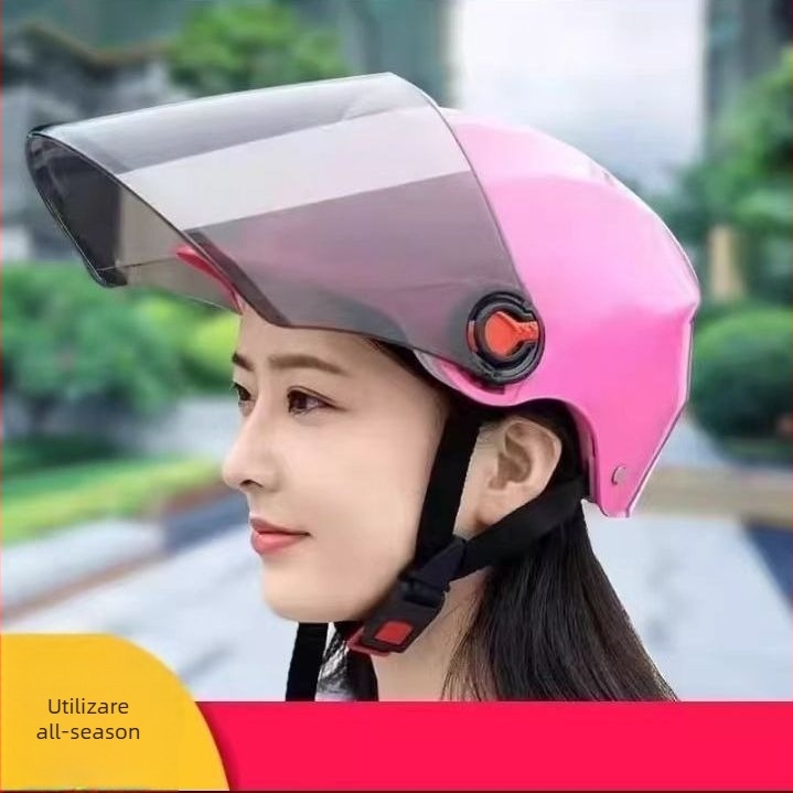 Cască de motocicletă, fibră compozită, stil pull-on, utilizare de vară, pentru călătorii, certificat TCO99