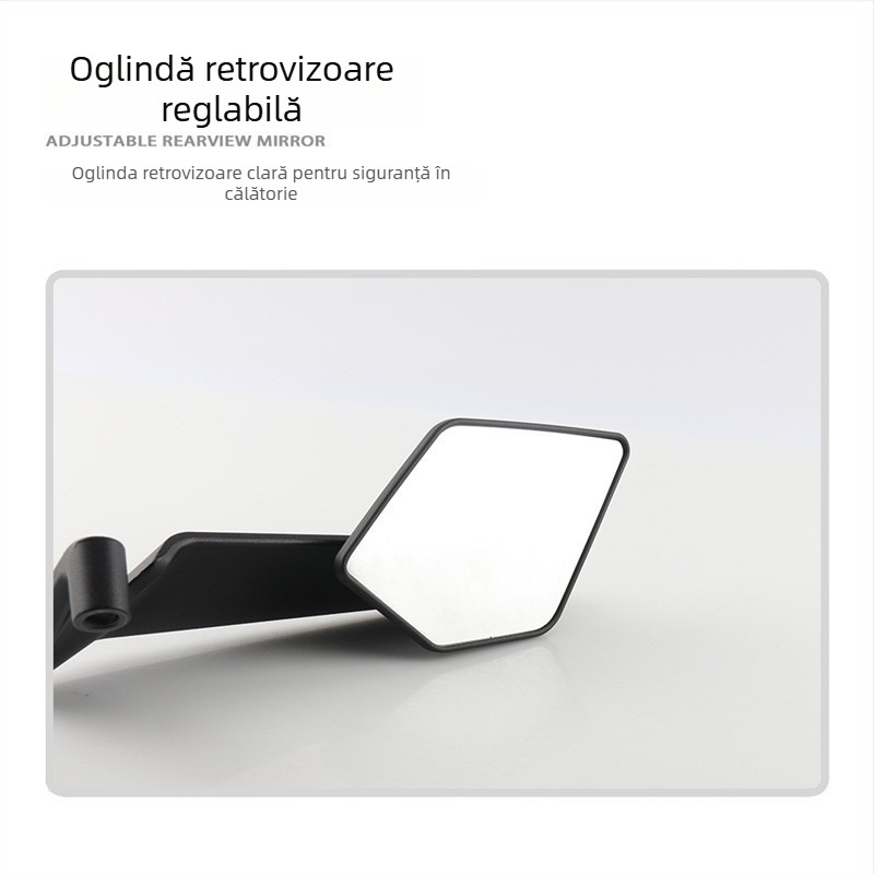 Accesoriu pentru oglindă rabatabil din aliaj de aluminiu pentru Kawasaki Z1000/Z900/Z650/Z400