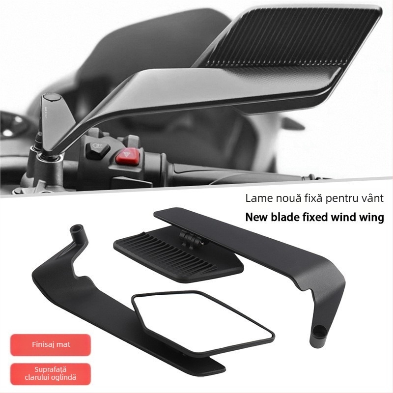 Accesoriu pentru oglindă rabatabil din aliaj de aluminiu pentru Kawasaki Z1000/Z900/Z650/Z400