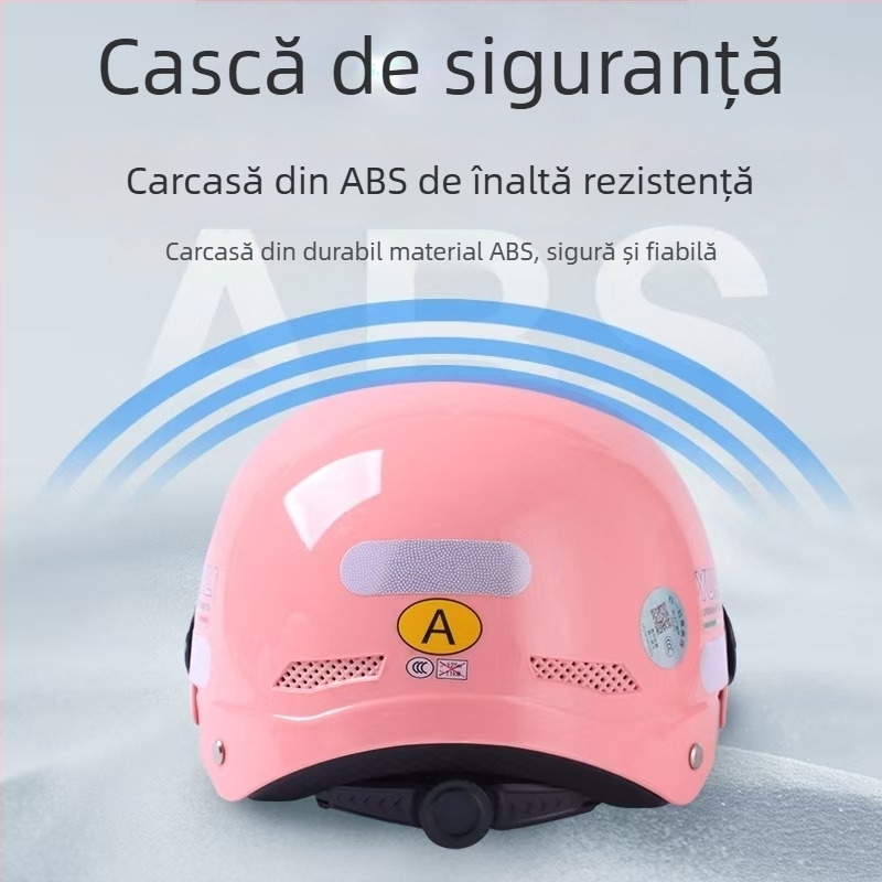 Casca ABS 3/4 pentru adulți, certificare 3C, cască pentru motociclete electrice