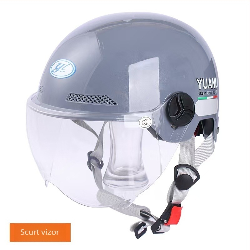 Casca ABS 3/4 pentru adulți, certificare 3C, cască pentru motociclete electrice