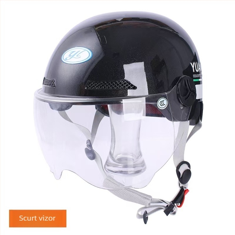 Casca ABS 3/4 pentru adulți, certificare 3C, cască pentru motociclete electrice