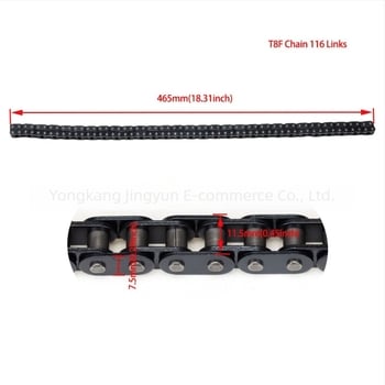 Lt003-t8f Lanț mic pentru off-road, pentru întreținerea motocicletei mini ATV