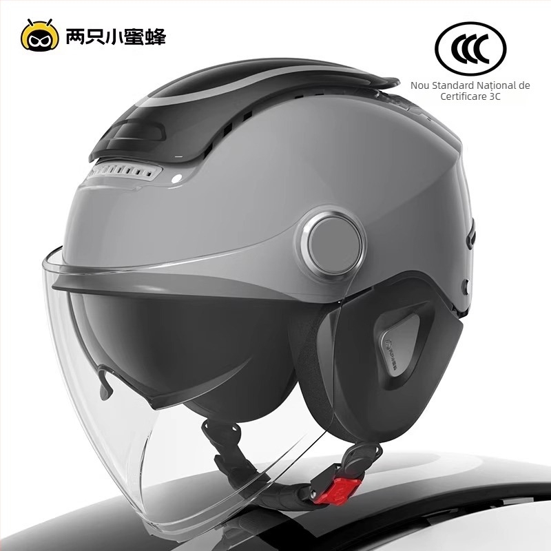 Cască de motocicletă semiprezupus, ABS, adulți, pentru vehicule electrice, certificat GB811-2022B