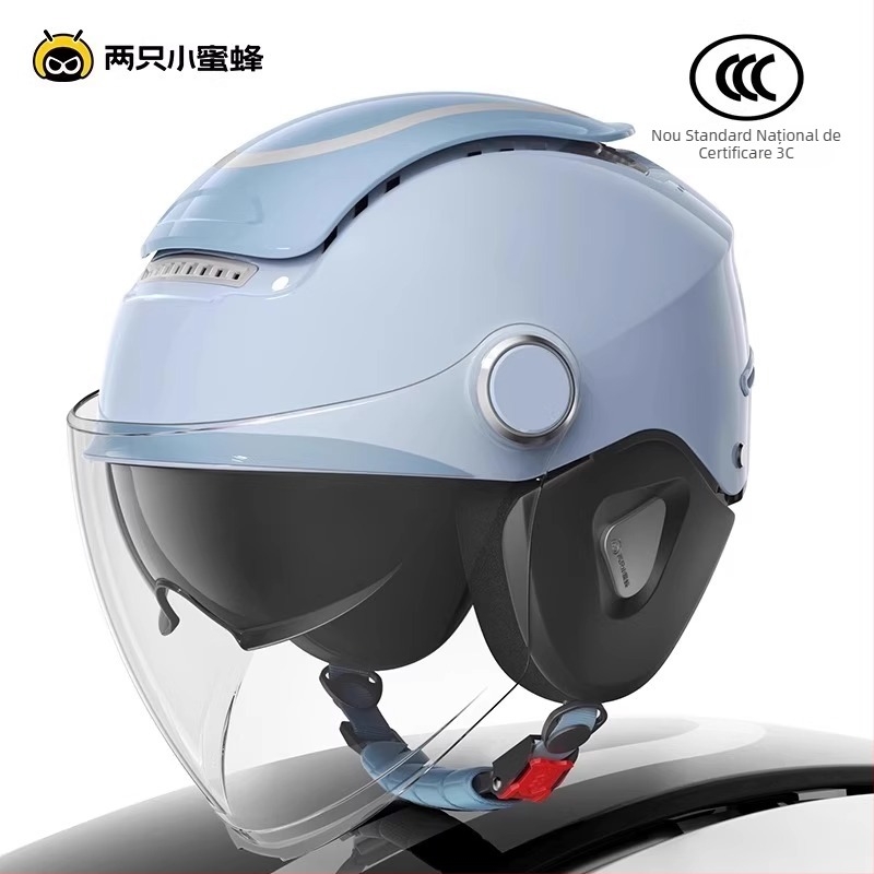 Cască de motocicletă semiprezupus, ABS, adulți, pentru vehicule electrice, certificat GB811-2022B