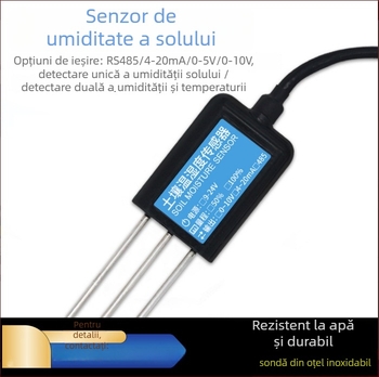 Senzor de umiditate a solului – model personalizabil, Zhengbo Intelligent Manufacturing, precizie ±3%FS, pentru detectarea umidității solului.