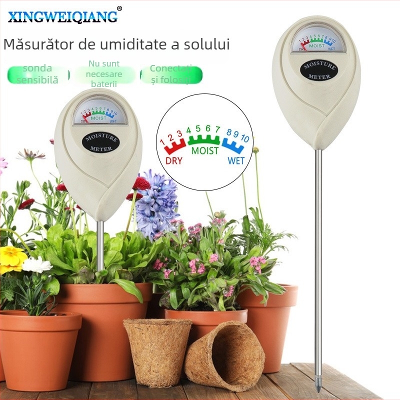 Tester de umiditate a solului 1-în-1, detectează umiditatea solului, precizie 0,1, marcă Xing wei qiang
