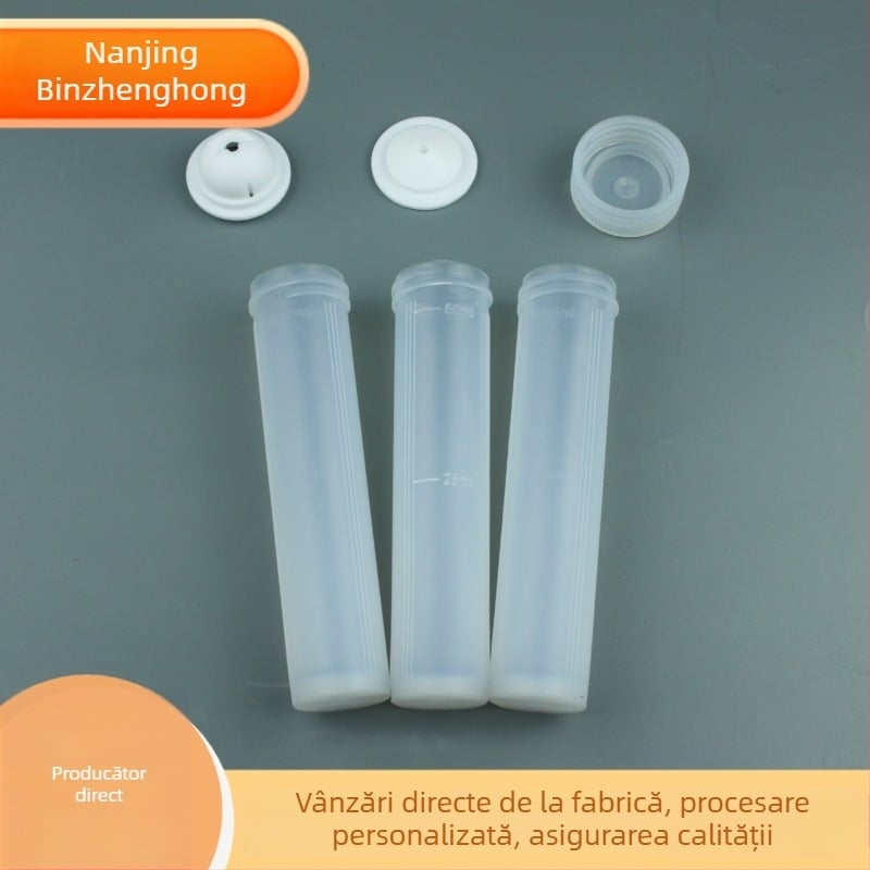 Tubă de digestie PFA pentru testarea solului, cu număr gravabil, model ZH 30, material PFA, -200 până la +260 °C