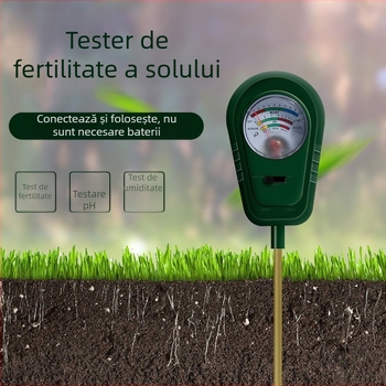 Detector de fertilitate a solului, trei în unu: pH, umiditate și fertilitate