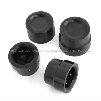 Capac de axă pentru motocicletă Harley RC — capac pentru axa față și axa spate, capac decorativ CNC pentru axa roții, capac cu șurub