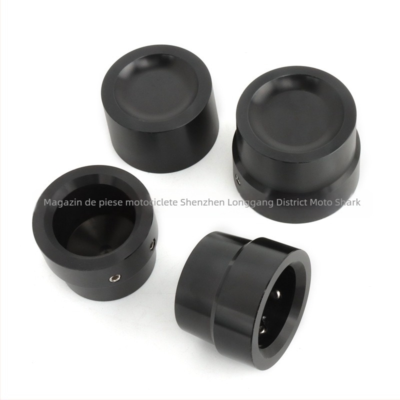 Capac de axă pentru motocicletă Harley RC — capac pentru axa față și axa spate, capac decorativ CNC pentru axa roții, capac cu șurub