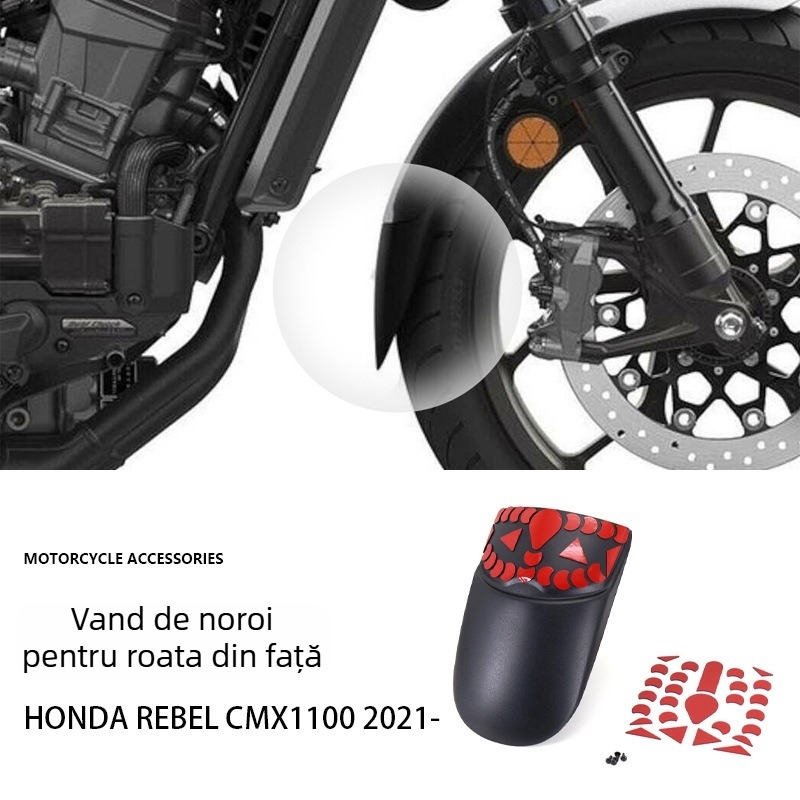 otilli Aripă frontal extinsă pentru Honda Rebel CMX1100 – Protecție împotriva noroiului