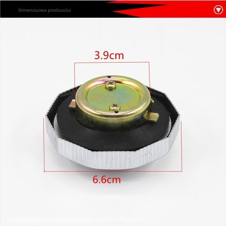 Capac rezervor combustibil pentru motocicletă Jialing 70 — Brand Mogelon, Model Jialing 70, Cod produs 026, etanşează rezervorul pentru a preveni scurgerile şi evaporarea