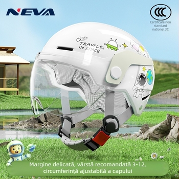 Cască pentru copii de tip half-helmet pentru motociclete electrice, ABS, Gb811-2022a, certificat 3C
