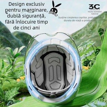 Cască pentru copii de tip half-helmet pentru motociclete electrice, ABS, Gb811-2022a, certificat 3C
