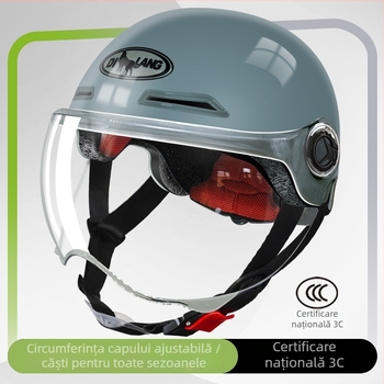 Cască electrică pentru motocicletă — ABS, certificare 3C: 2023011105554538, The Emperor Wolf