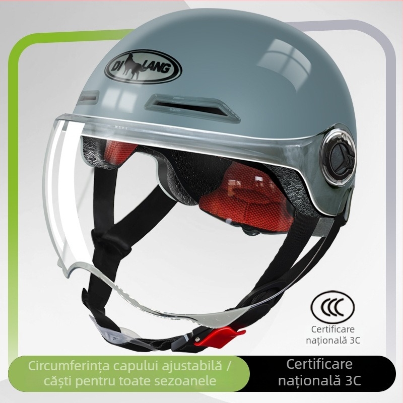 Cască electrică pentru motocicletă — ABS, certificare 3C: 2023011105554538, The Emperor Wolf