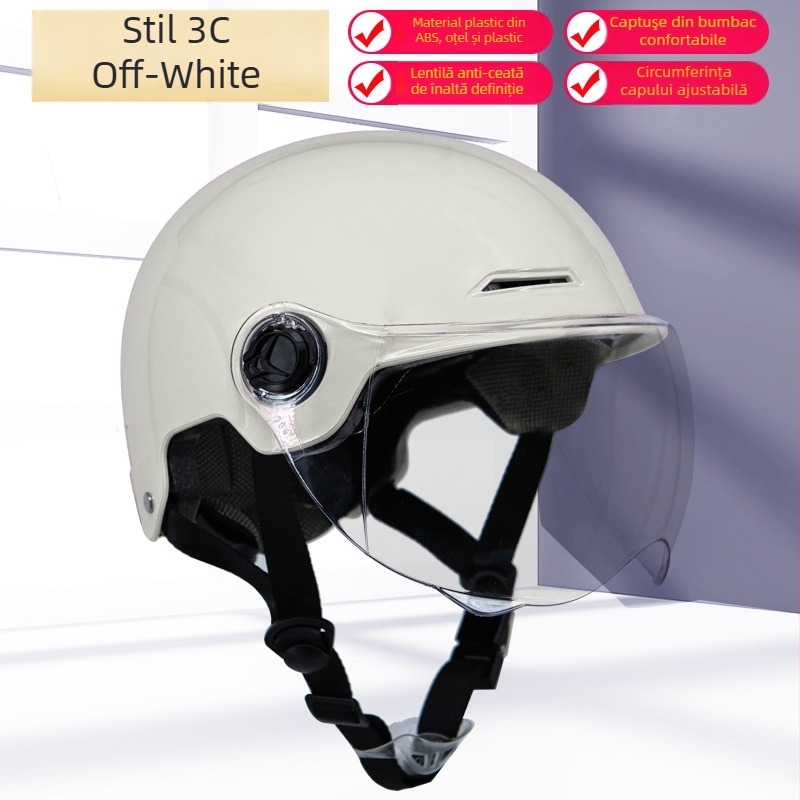 Cască electrică pentru motocicletă — ABS, certificare 3C: 2023011105554538, The Emperor Wolf