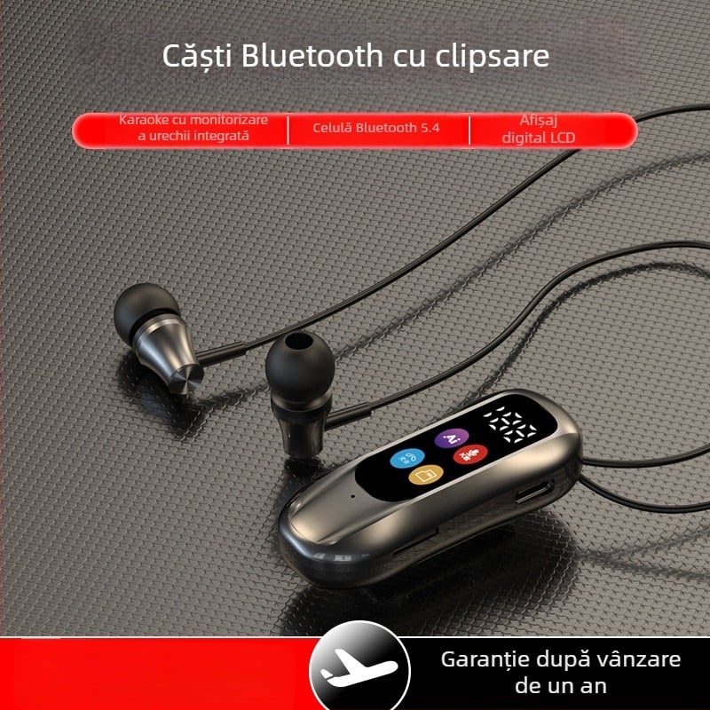 Căști Bluetooth fără fir – In-Ear, Stereo, Peste 8 ore baterie, Bluetooth 5.49, Rezistente la apă