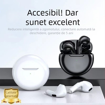 Căști Bluetooth TWS in-ear, IPX4, rază 15 m, Bluetooth 5.4, autonomie 4–8 h, stereo