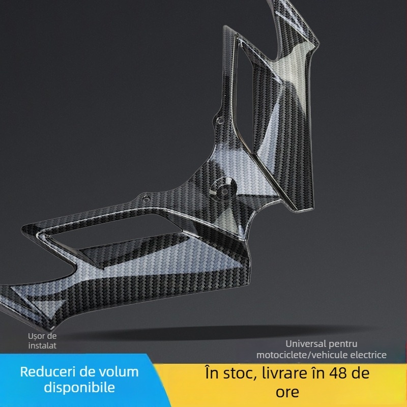 Motocicletă ABS – aripă de aer fixă MY-363, potrivire universală, design cioc de pasăre și aripă de rechin