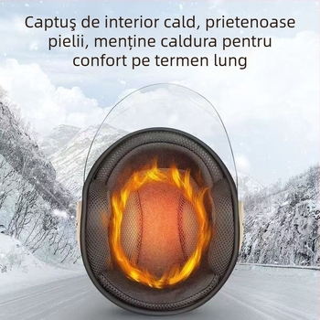 Cască de motocicletă 3/4, Unisex, ABS+PC, Adulți, Toate anotimpurile, Pentru vehicule electrice