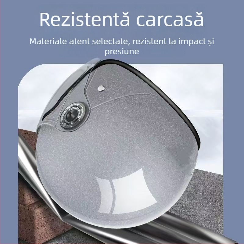 Cască de motocicletă 3/4, Unisex, ABS+PC, Adulți, Toate anotimpurile, Pentru vehicule electrice