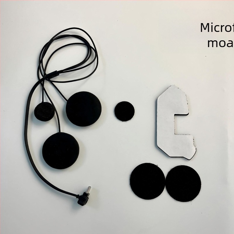 Casca de motocicletă Bluetooth 5.4, rază de 10 m, sunet stereo la urechi, reducere zgomot, redare muzică și apeluri