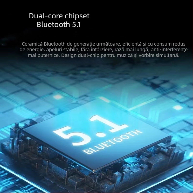 MODI 60R Intercom pentru motocicletă, Bluetooth 5.1, rază 1000 m, impermeabil, networking cu One-Touch, muzică și control vocal