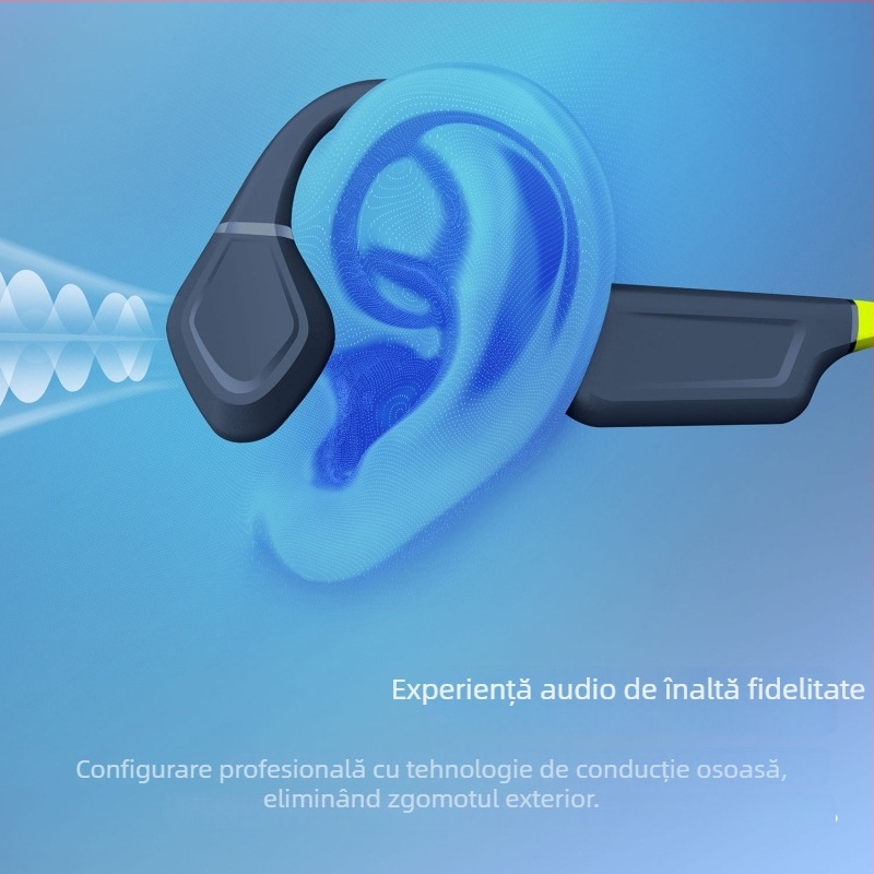 Căști cu conductie osoasă ES-918, design pliabil, Bluetooth 6.0, stocare 32GB, autonomie peste 8 ore