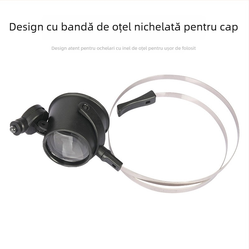 Ochelari cu lupă și LED pentru repararea ceasurilor, MG13B-A, Playful Vision