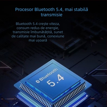 Cască de motocicletă Bluetooth cu navigație, muzică și apeluri, cameră și înregistrare integrate, Bluetooth 5.4, rază de 10 m, stereo cu două canale, rezistent la apă și praf, peste 20 ore de redare