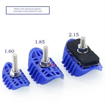 Clip antiderapant pentru anvelopă, destinat motocicletei off-road cu cameră internă