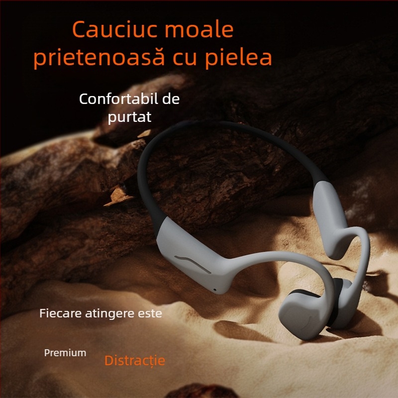 Căști Bluetooth cu conductivitate osoasă YIOYOE, impermeabile IPX8, 32 GB memorie, model sport, fără fir pentru alergare în aer liber, ciclism și înot