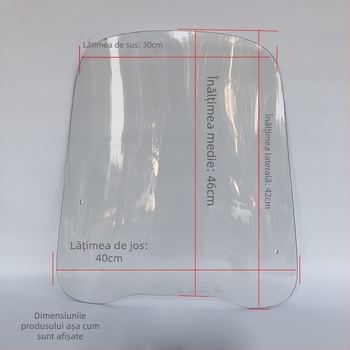 Parbriz motocicletă - universal, plastic de înaltă calitate, transparent
