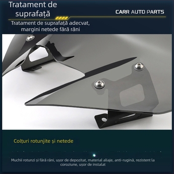 Carl parbriz frontal pentru Yamaha MT-09 (2017-2020), motocicletă, policarbonat de 3 mm