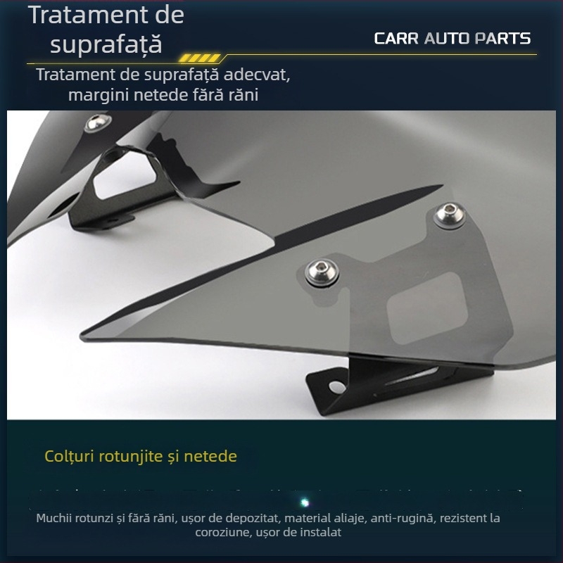 Carl parbriz frontal pentru Yamaha MT-09 (2017-2020), motocicletă, policarbonat de 3 mm