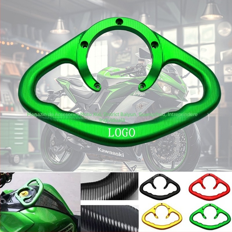 Suport pentru rezervor pentru Kawasaki Z1000/Z800/ZX-6R/ZX-10R — mâner de siguranță pentru pasagerul din spate, Brand 123, Model Yxfs2023001