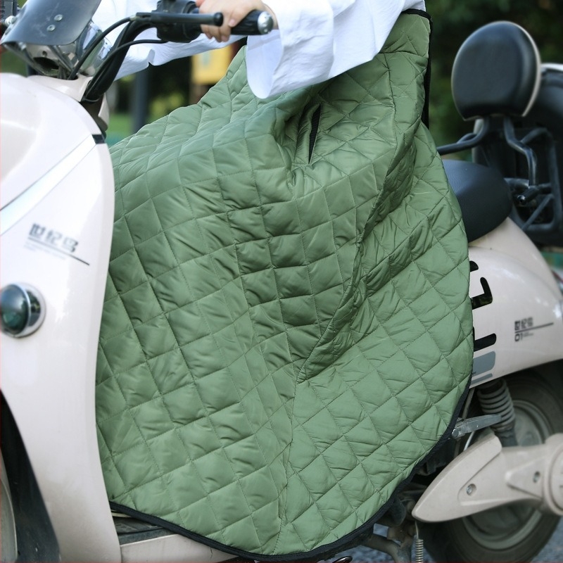 Fustă izolatoare anti-vânt pentru mașini electrice și motociclete – poliester, impermeabilă, protecție pentru picioare și genunchi, căldură la talie, pentru adulți