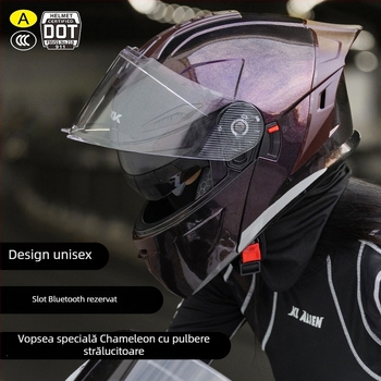 AXK cască de motocicletă cu față deschisă, ABS, pentru adulți, toate sezoanele, Gb811-2022a/3C certificat