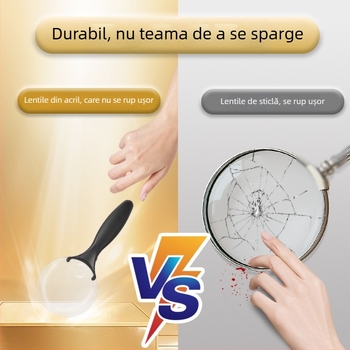 GUANYIDA Lupa de citit cu LED, lentilă de înaltă definiție, mărire mare, Model 110