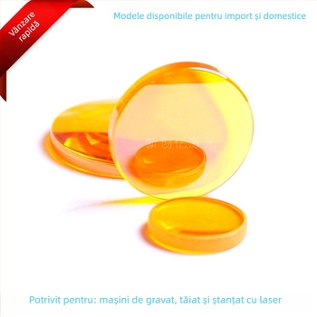 Lentilă de focalizare din zinc selenid, model 12 mm; aplicație: mașini de gravură și tăiere cu laser