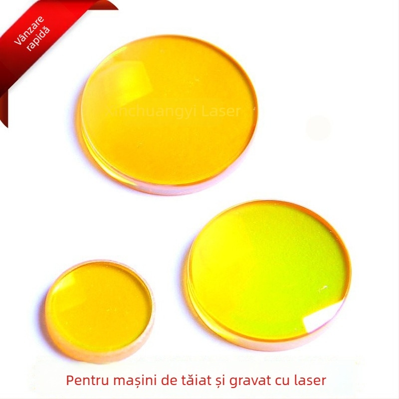 Lentilă de focalizare din zinc selenid, model 12 mm; aplicație: mașini de gravură și tăiere cu laser