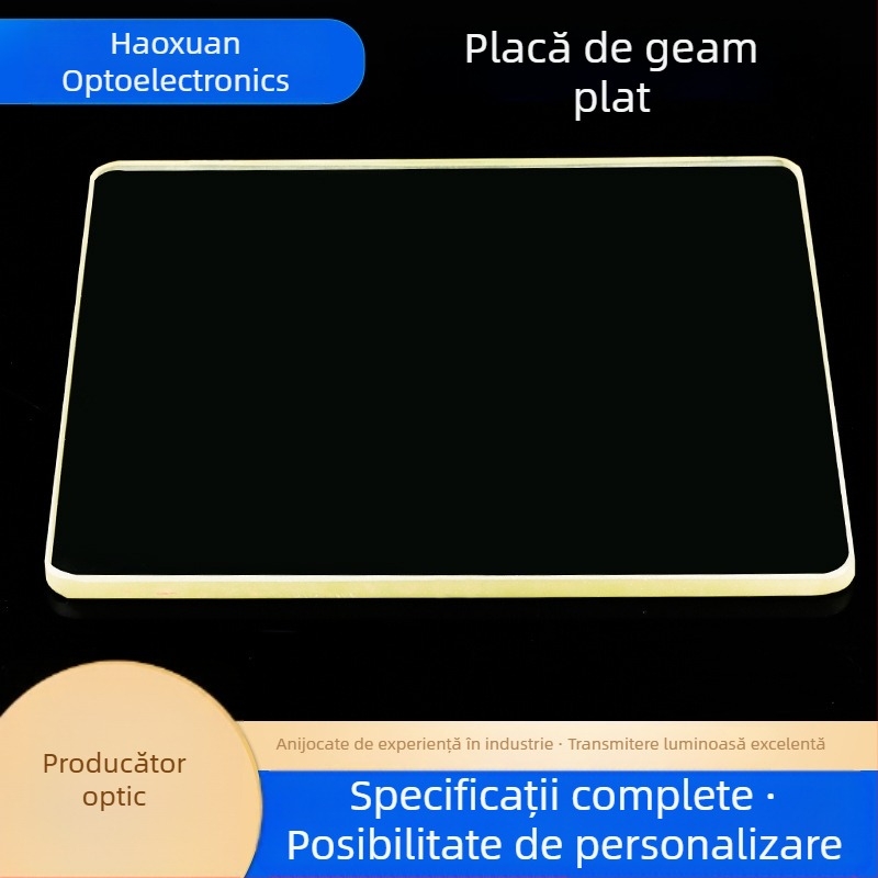 Haoxuan Fereastră de protecție cu laser – Film plat pentru fereastră, sticlă opticǎ, transmisie înaltă, precizie înaltă