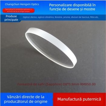 Fereastră optic-protecție pentru dispozitiv laser — Brand: Wloptical; Cod produs: WIN-003; Domeniu de aplicație: Instrumente optice; Import: Nu