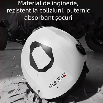 AXK cască semi-jet ABS pentru adulți, pentru motocicletă electrică, certificat 3C GB811-2022A, pentru toate anotimpurile, pentru naveta zilnică