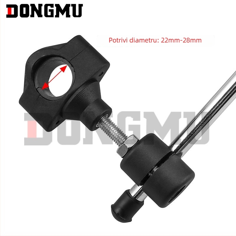 ABS placă și suport din aluminiu; personalizare disponibilă; stil deflector de vânt; model hpmp-d025; potrivire universală