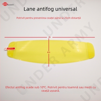 Autocolant antiaburire pentru vizieră de cască, model universal, personalizabil, protecție împotriva vântului și prafului