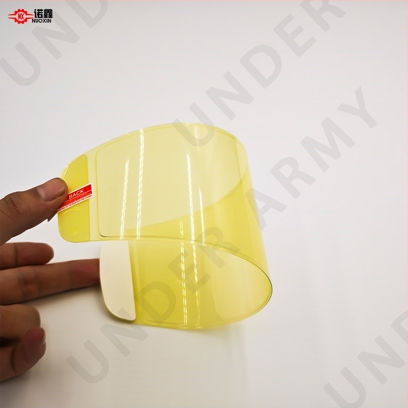 Autocolant antiaburire pentru vizieră de cască, model universal, personalizabil, protecție împotriva vântului și prafului